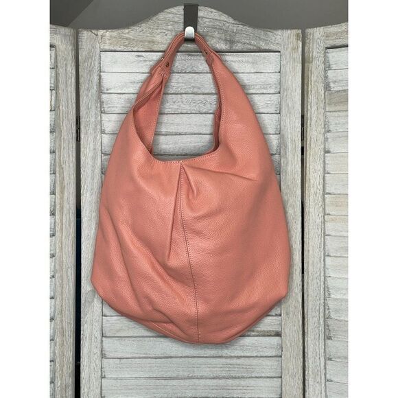 Laggo Leather Hobo Bag Purse Nadia Blush NEW - Picture 3 of 7